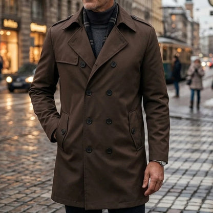 Rivaro Double-Breasted Relaxed Trench Coat