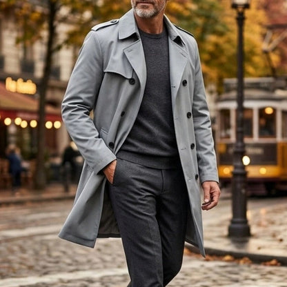 Rivaro Double-Breasted Relaxed Trench Coat
