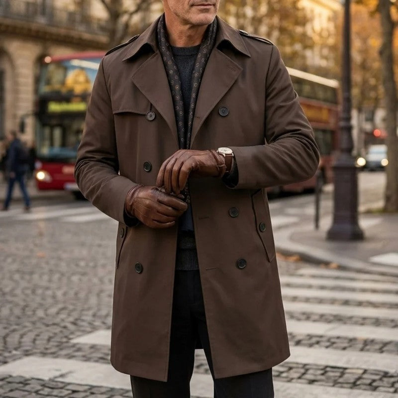Rivaro Double-Breasted Relaxed Trench Coat