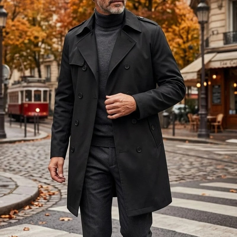 Rivaro Double-Breasted Relaxed Trench Coat