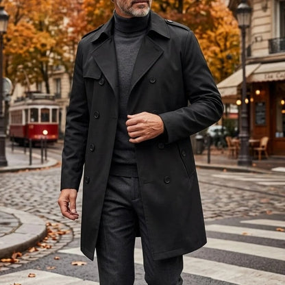 Rivaro Double-Breasted Relaxed Trench Coat