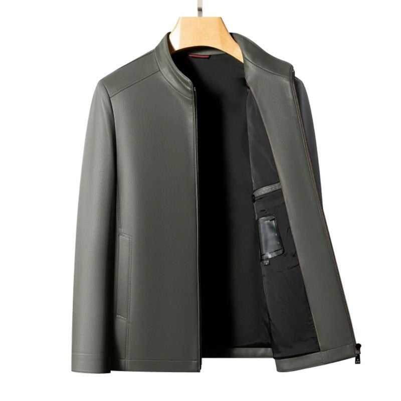 Rivaro Minimalist Stand Collar Jacket