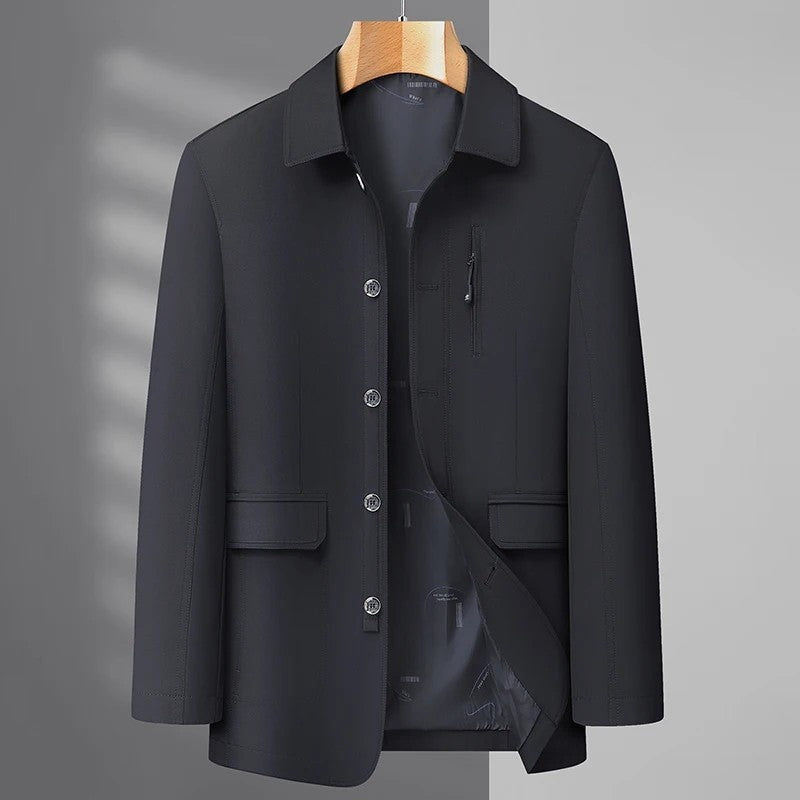 Rivaro Relaxed Modern Button-Up Jacket