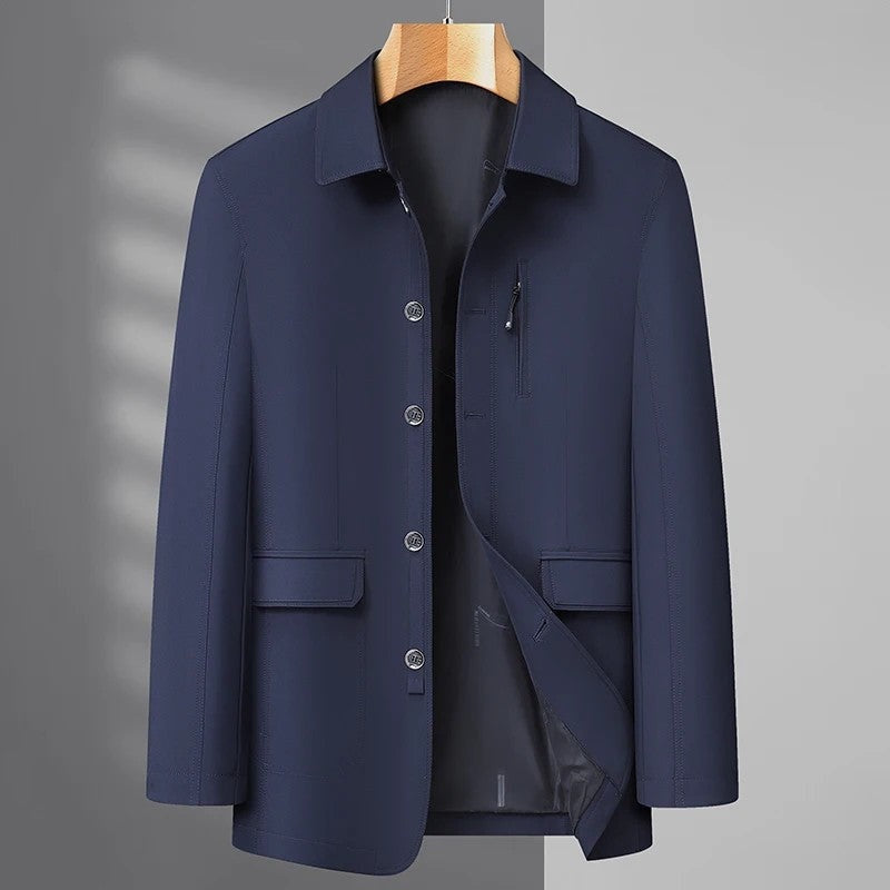 Rivaro Relaxed Modern Button-Up Jacket