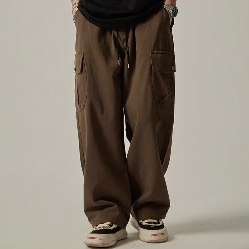 Rovell Relaxed Drawstring Cargo Pants
