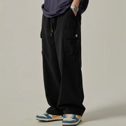 Rovell Relaxed Drawstring Cargo Pants