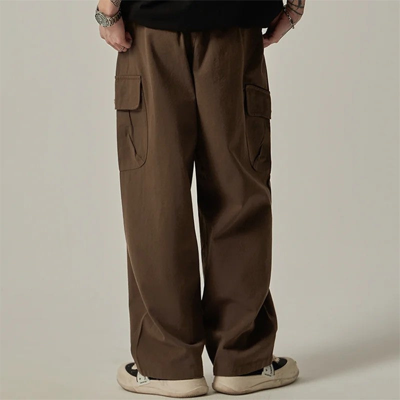 Rovell Relaxed Drawstring Cargo Pants