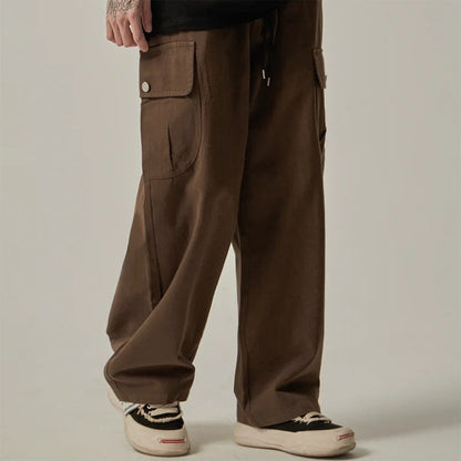 Rovell Relaxed Drawstring Cargo Pants