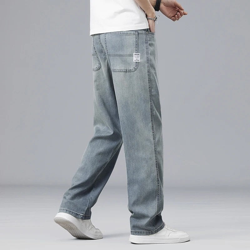 Rovian Relaxed Wide-Leg Denim Jeans