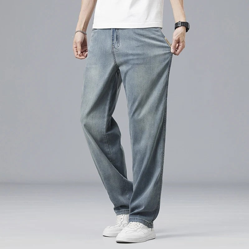 Rovian Relaxed Wide-Leg Denim Jeans