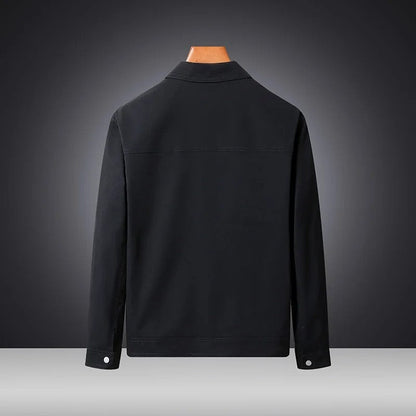 Rovien Relaxed Snap-Front Utility Jacket