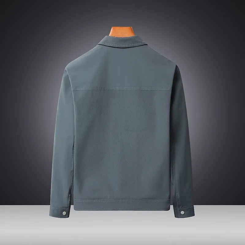 Rovien Relaxed Snap-Front Utility Jacket