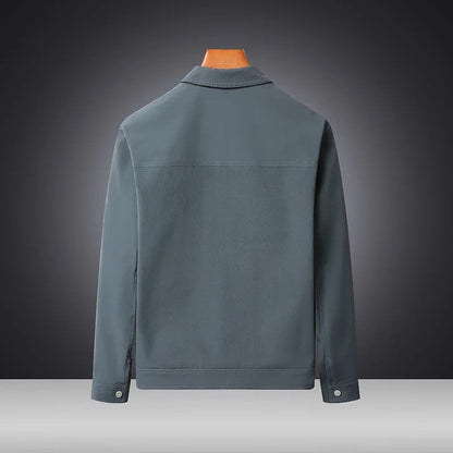 Rovien Relaxed Snap-Front Utility Jacket