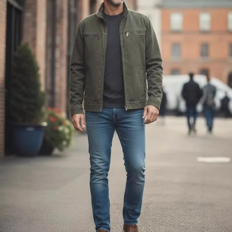 Ruvano Relaxed Zip Front Jacket