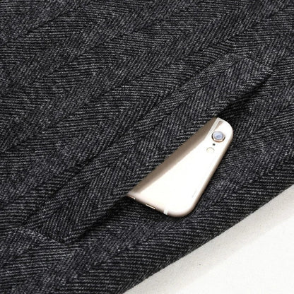 Ruvier Tailored Wool Blend Overcoat