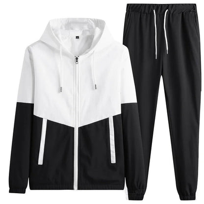 Ruvino Colorblock Hooded Windbreaker Tracksuit