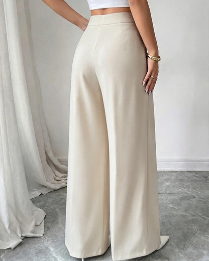 Sara Women's Wide-Leg High Waist Pants