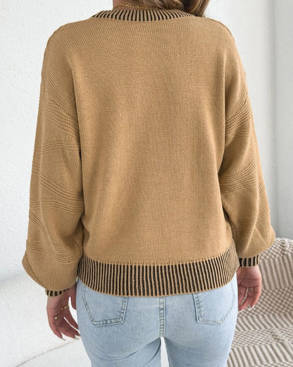 Sarah Women's Relaxed Textured Knit Sweater