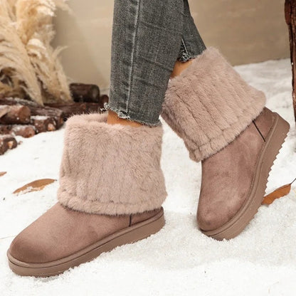 Selvica Plush Lined Winter Ankle Boots