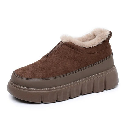 Siena Platform Faux Fur Slip-On Sneaker