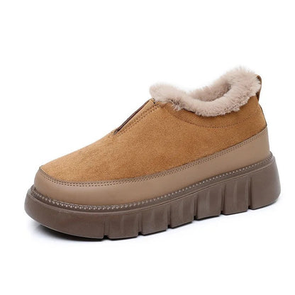 Siena Platform Faux Fur Slip-On Sneaker