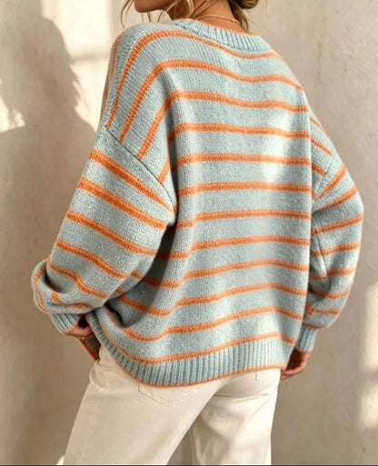 Stella Women's Relaxed Stripe Knit Sweater