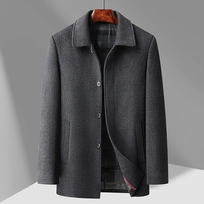 Taviro Modern Wool Blend Overcoat