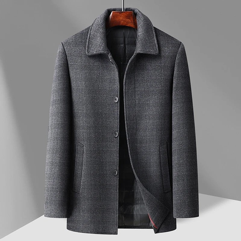 Taviro Modern Wool Blend Overcoat