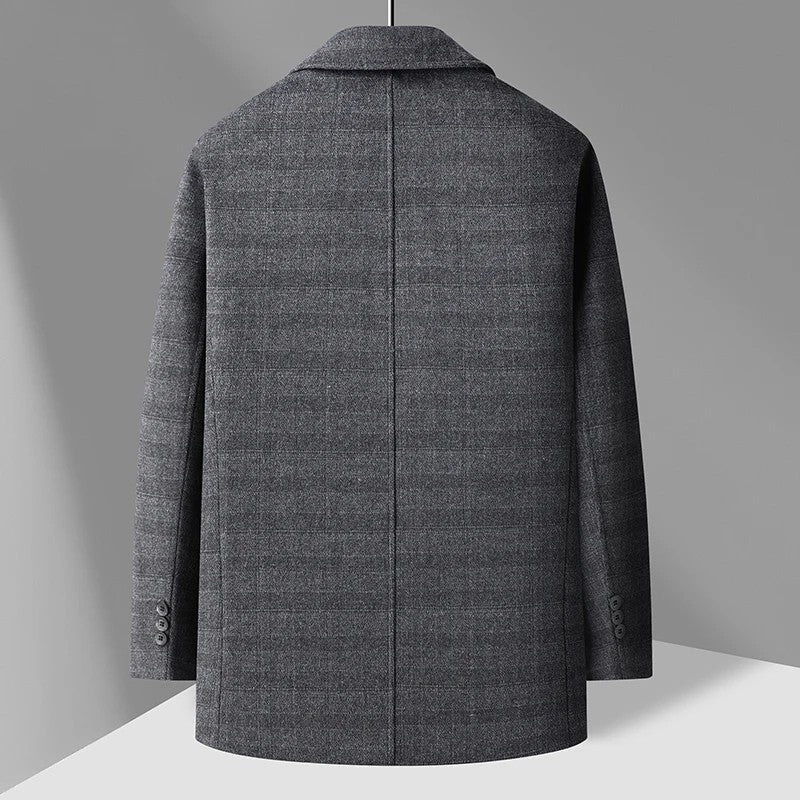 Taviro Modern Wool Blend Overcoat