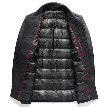 Taviro Modern Wool Blend Overcoat