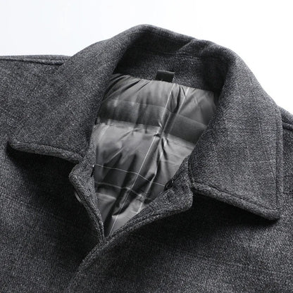 Taviro Modern Wool Blend Overcoat
