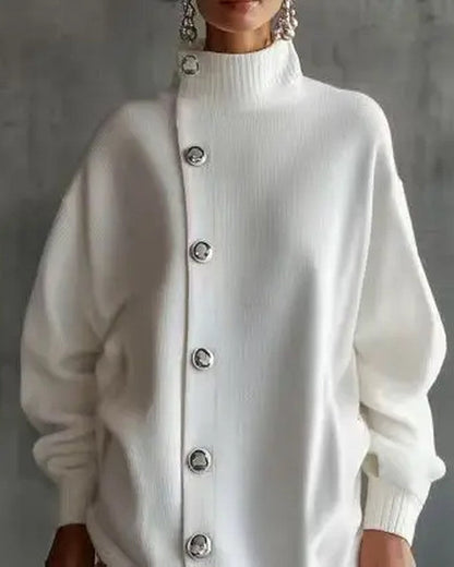 Vanessa Women's Oversized Button-Up Knit Sweater