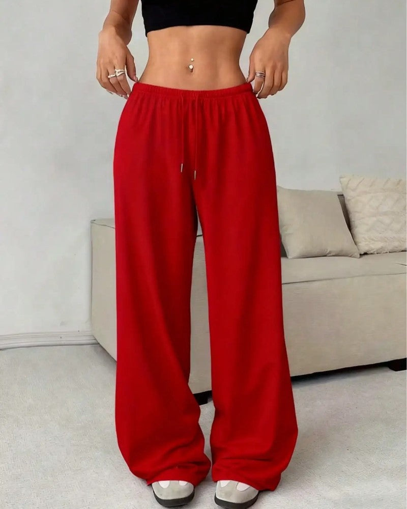 Varelle Relaxed Drawstring Wide-Leg Pants