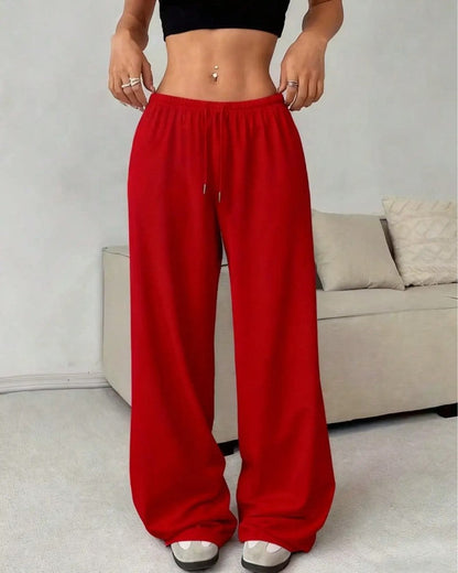 Varelle Relaxed Drawstring Wide-Leg Pants