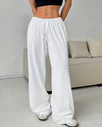 Varelle Relaxed Drawstring Wide-Leg Pants