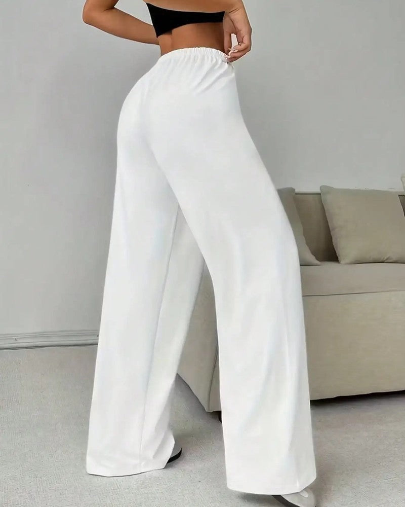 Varelle Relaxed Drawstring Wide-Leg Pants