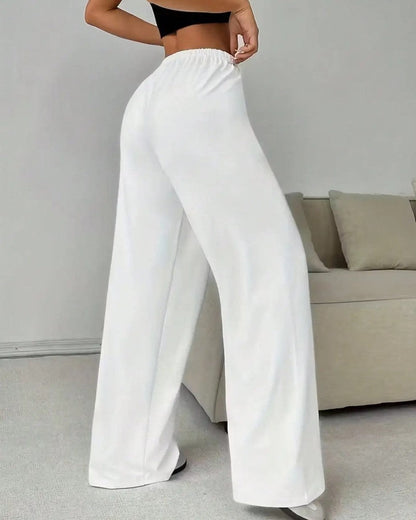 Varelle Relaxed Drawstring Wide-Leg Pants