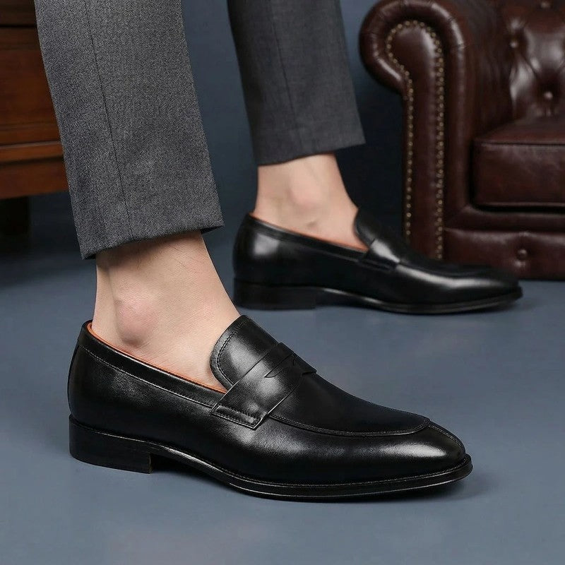 Varello Polished Penny Loafer Shoes