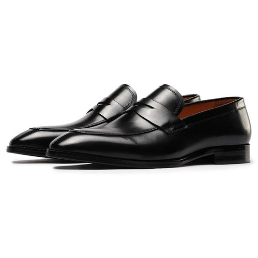 Varello Polished Penny Loafer Shoes