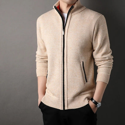 Varetti Textured Full Zip Knit Jacket