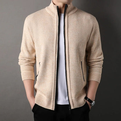 Varetti Textured Full Zip Knit Jacket