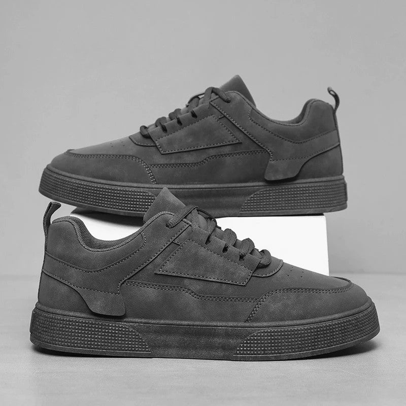 Varlo Textured Low-Top Retro Sneakers