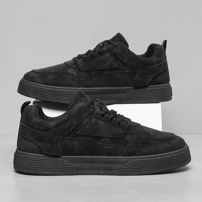 Varlo Textured Low-Top Retro Sneakers