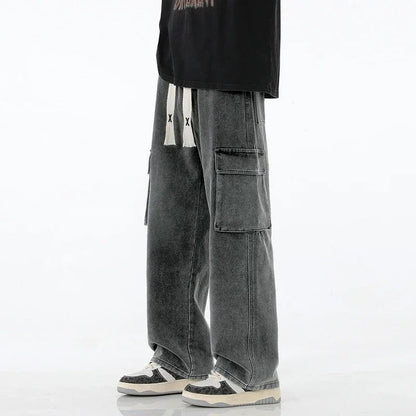 Verdan Relaxed Cargo Denim Pants