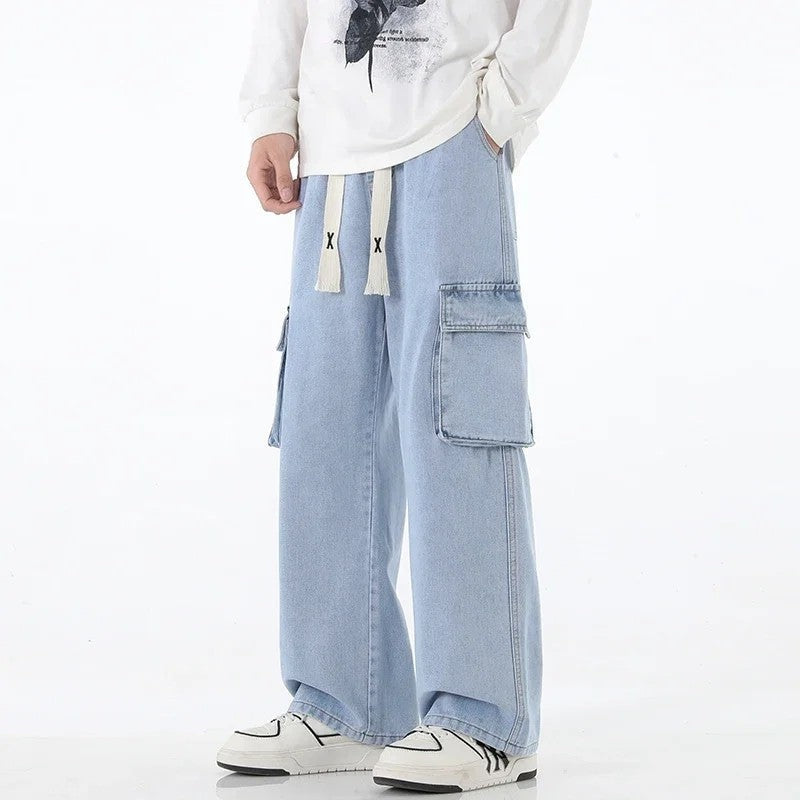 Verdan Relaxed Cargo Denim Pants