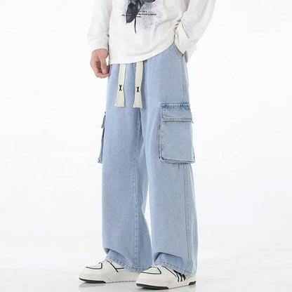 Verdan Relaxed Cargo Denim Pants