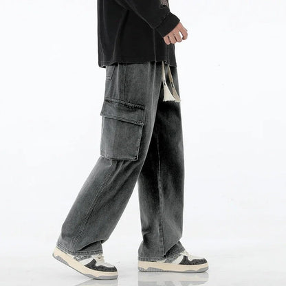 Verdan Relaxed Cargo Denim Pants