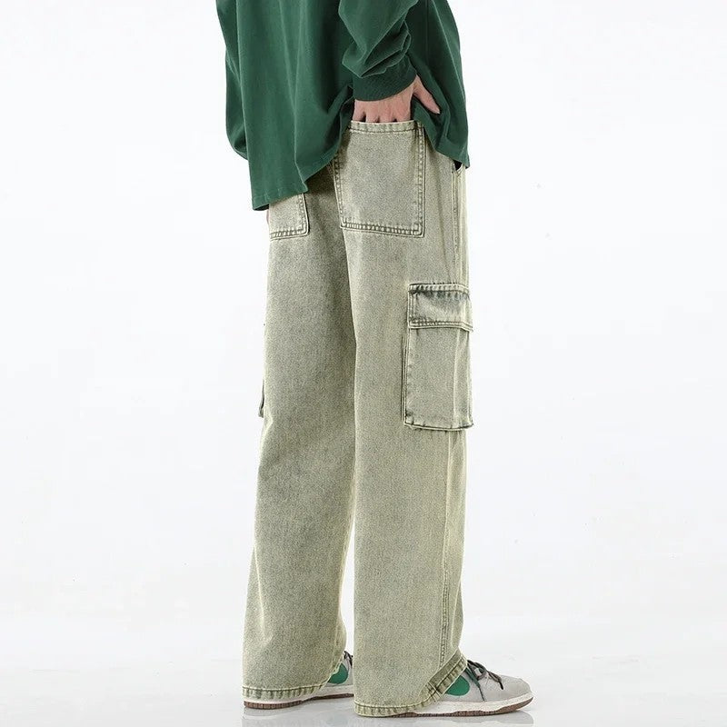 Verdan Relaxed Cargo Denim Pants