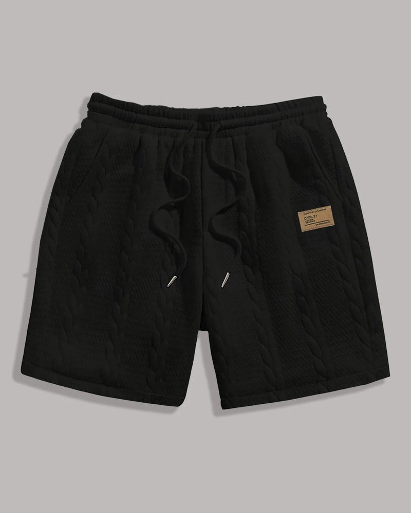 Vernau Textured Knit Relaxed Shorts