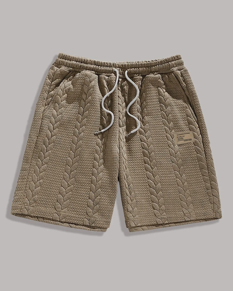 Vernau Textured Knit Relaxed Shorts
